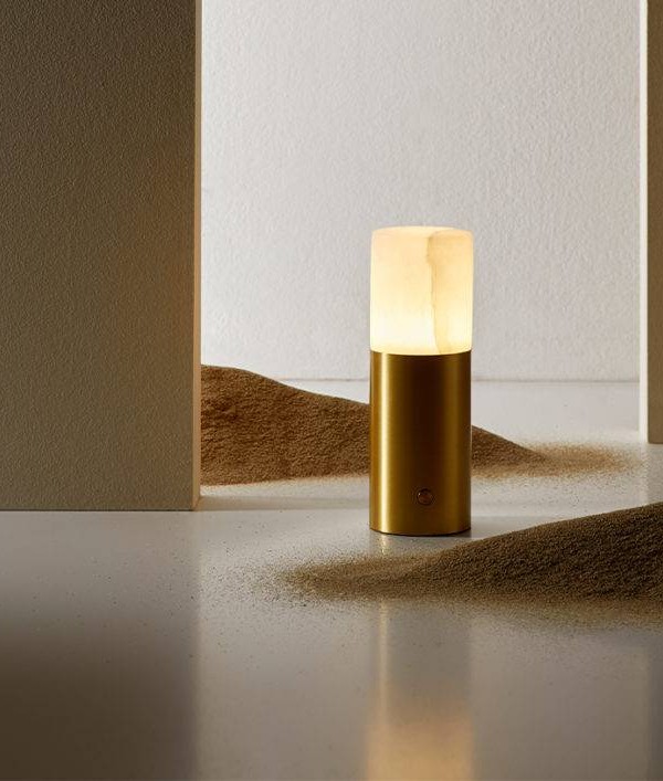 lampara de laton decorativa