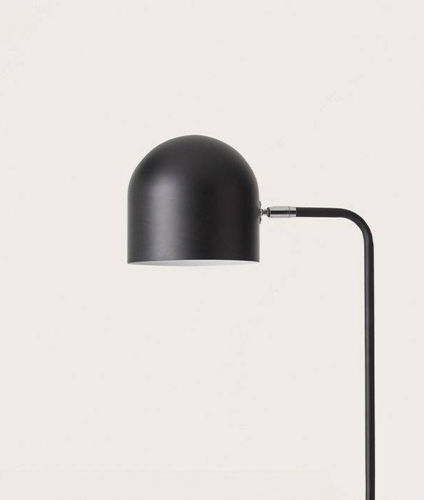 Lámpara metal negro mate