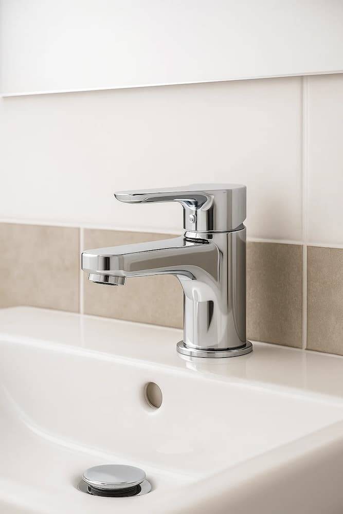 grifo cromado lavabo