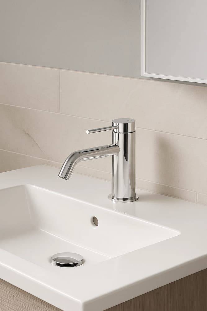 grifo lavabo monomando cromado