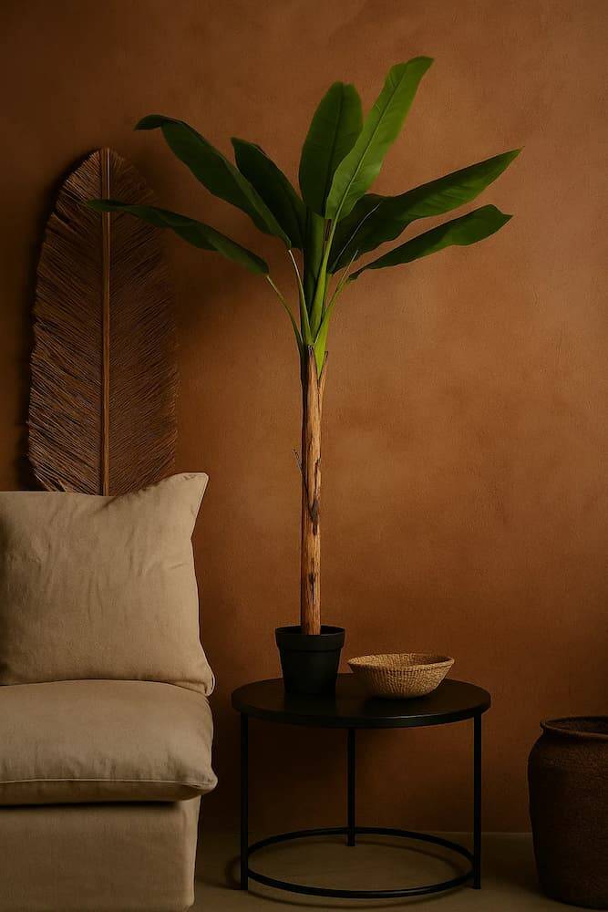 palmera decorativa artificial