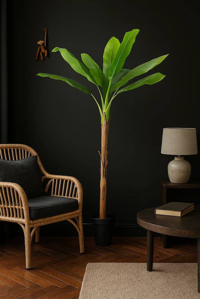 palmera decorativa artificial