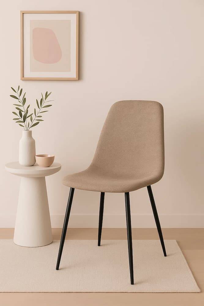 silla de comedor acolchada