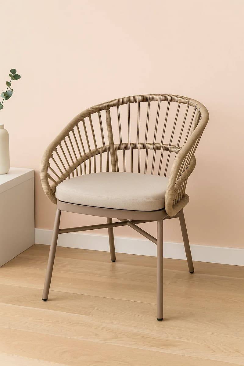 silla de cuerda para comedor