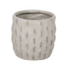 macetero decorativo cactus beige pequeño