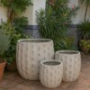 set de maceteros decorativos de exterior