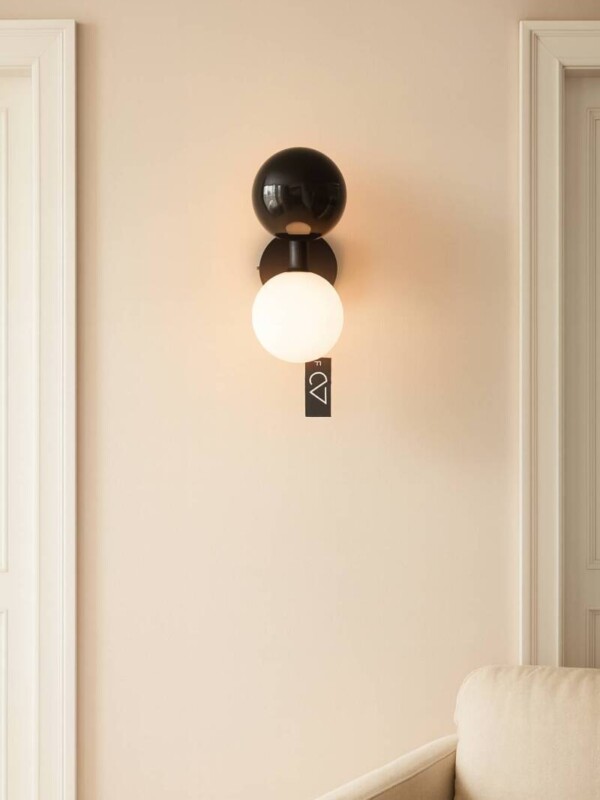 Aplique negro/ blanco