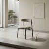 Silla metal negro