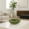 centro de mesa ceramica verde