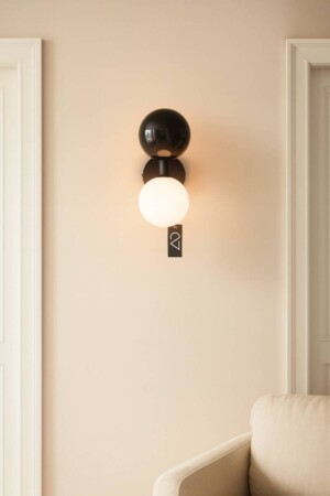 Lampara negro mate para iluminación de salón comedor