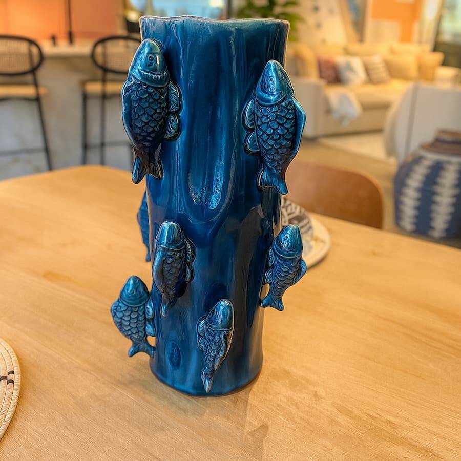 jarron centro de mesa para comedor