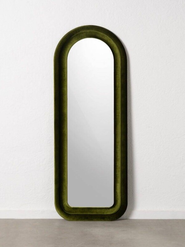 Espejo verde-tejido
