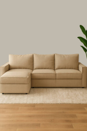 Sofá a medida color tierra chaise longue 