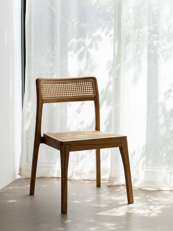 SILLA NATURAL MADERA CONTRACT 55 X 53 X 79,50 CM
