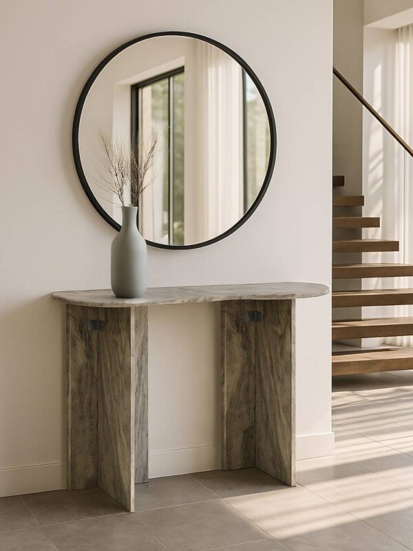 CONSOLA MÁRMOL SALÓN 100 X 35 X 71 CM