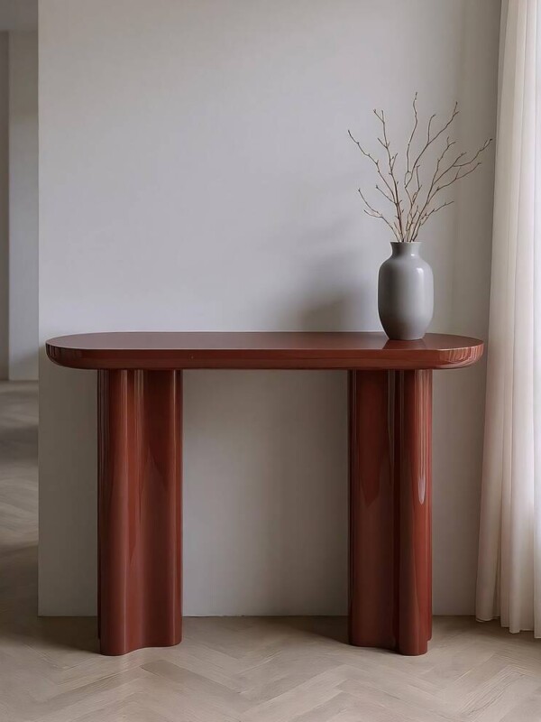 CONSOLA LACADO GRANATE DM ENTRADA 120 X 35 X 80 CM