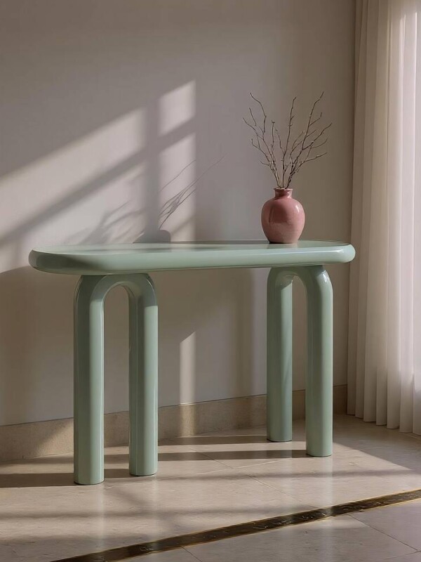 CONSOLA LACADO VERDE DM ENTRADA 120 X 35 X 80 CM