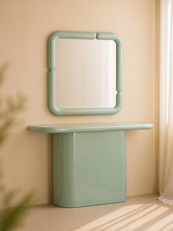 CONSOLA LACADO VERDE DM ENTRADA 120 X 30 X 81 CM