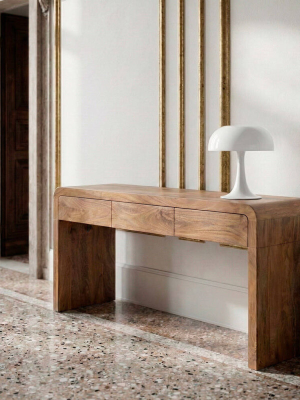CONSOLA MADERA DE MANGO SALÓN 153 X 45 X 76 CM